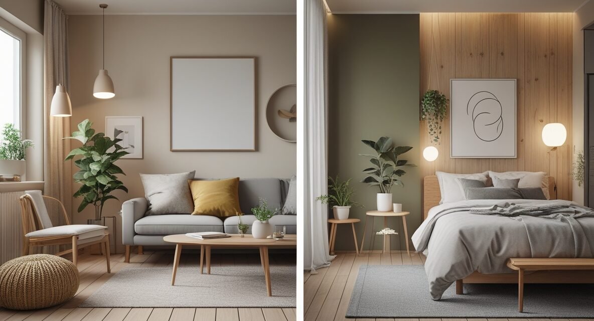 Moderne Deko-Ideen für Wohnzimmer & Schlafzimmer